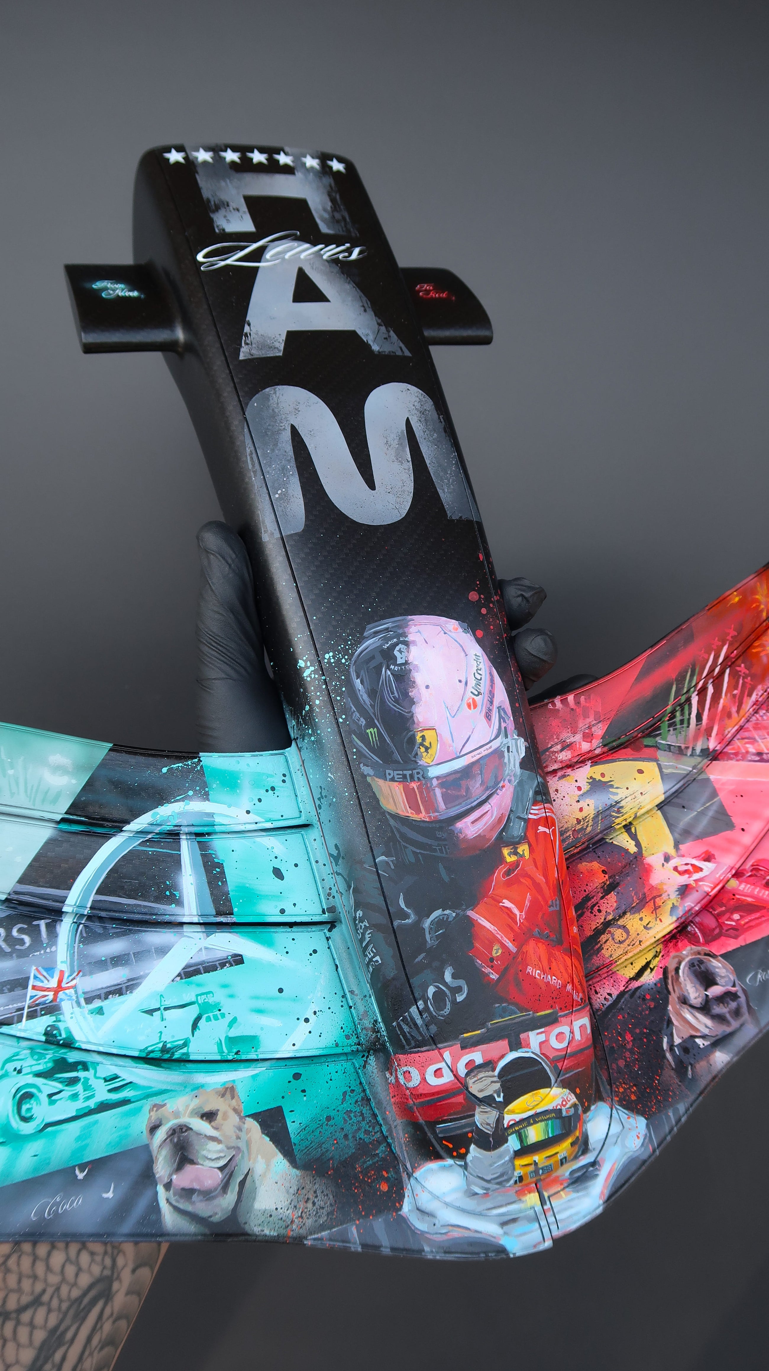 Lewis Hamilton - Front Wing Display