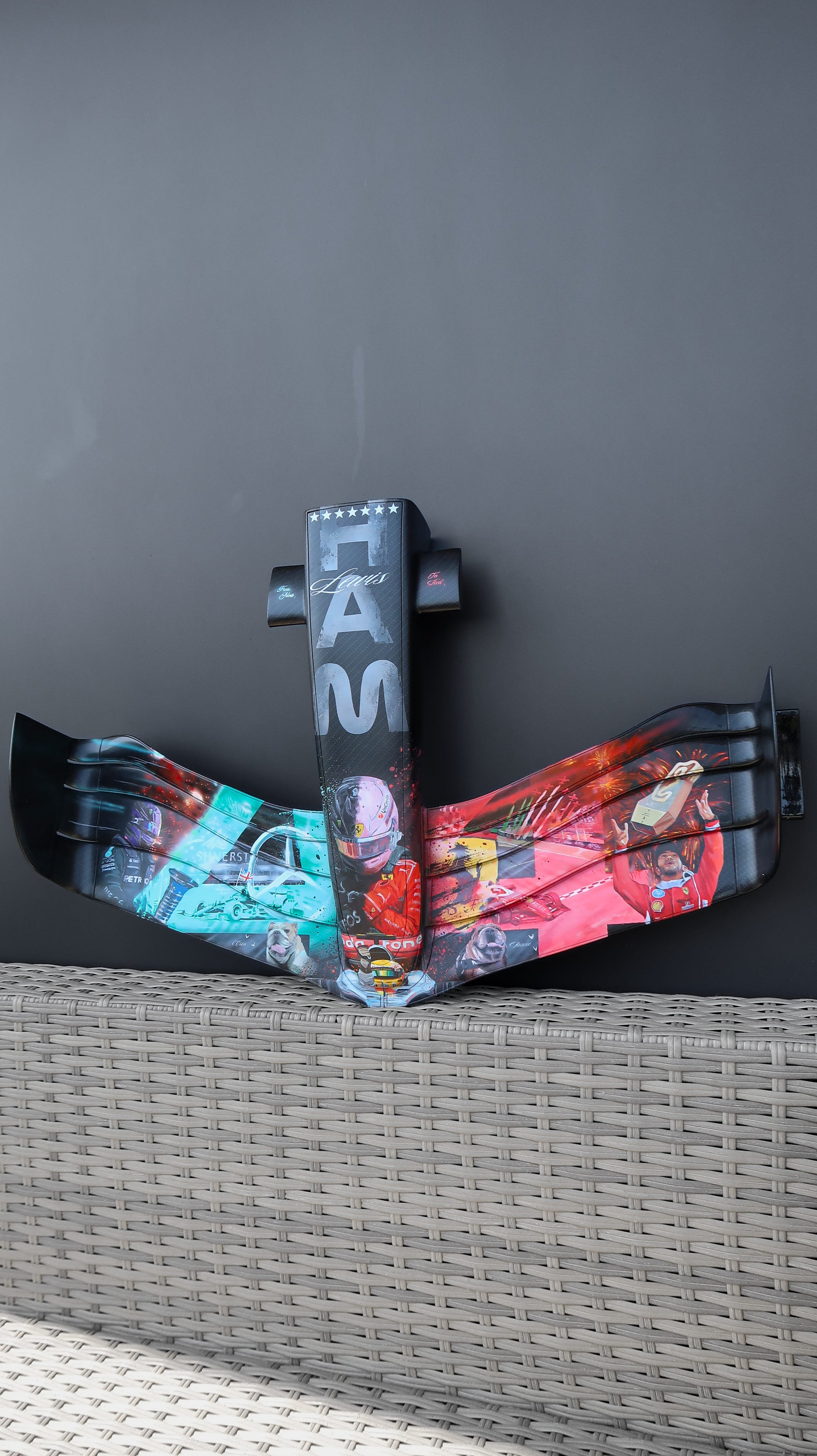 Lewis Hamilton - Front Wing Display