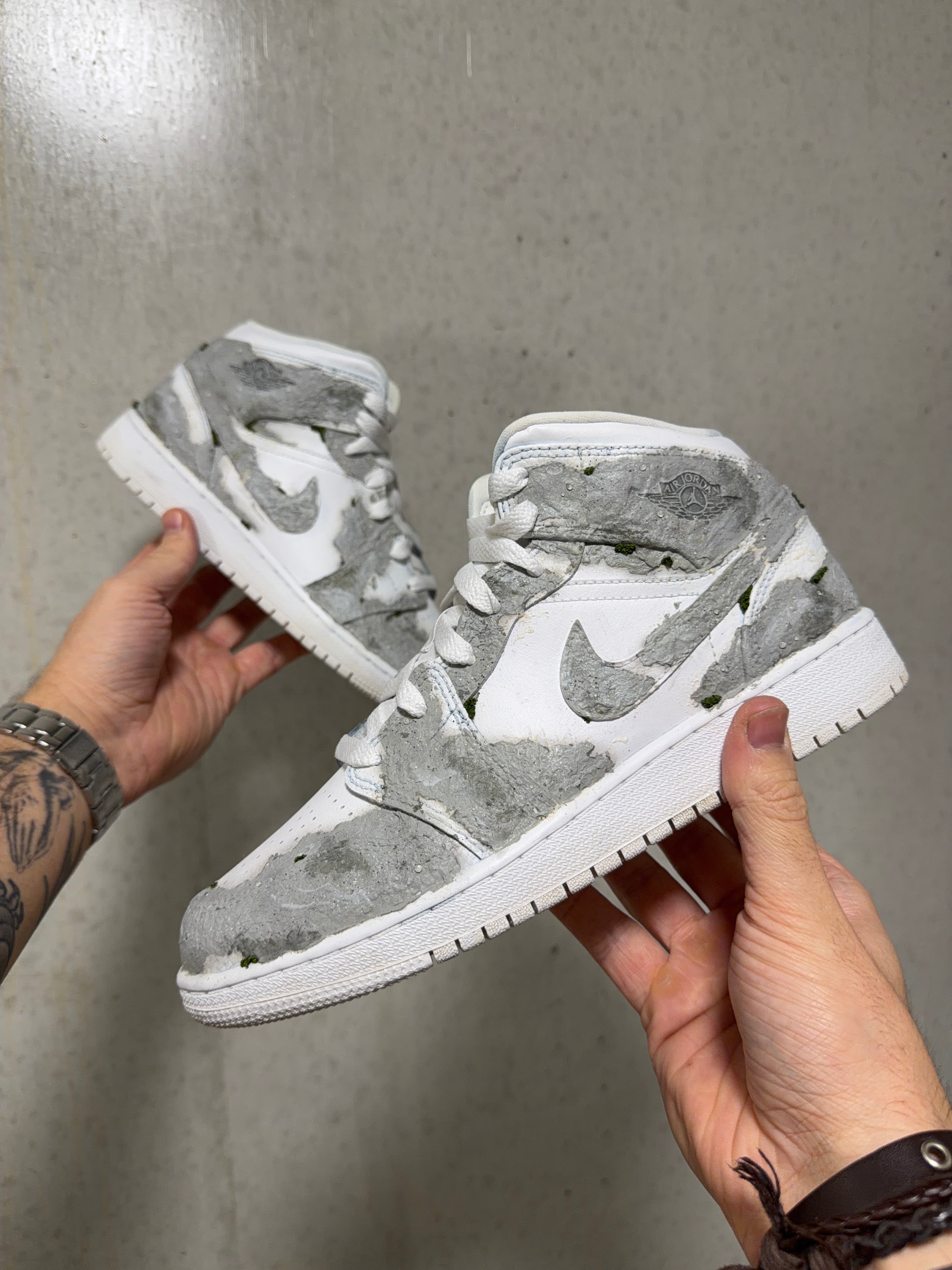 new concrete jordans