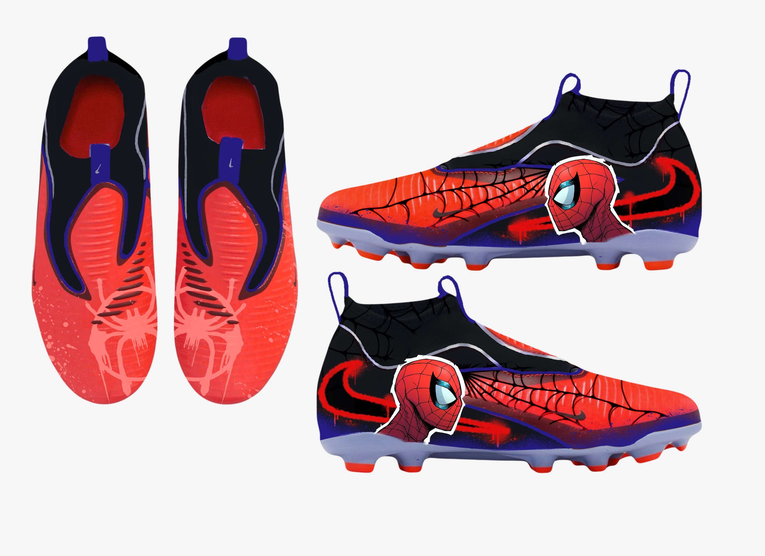 Spiderman Nike Phantom 6